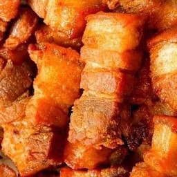 หมูสามชั้นทอดนำ้ปลา