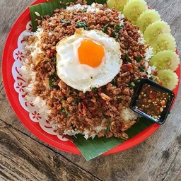 กระเพาเนื้อจุกๆ