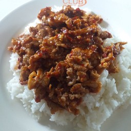 ข้าวราดหมูผัดพริกเผา