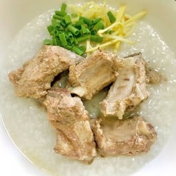โจ๊ก ซี่โครงหมูตุ๋น เห็ดหอม