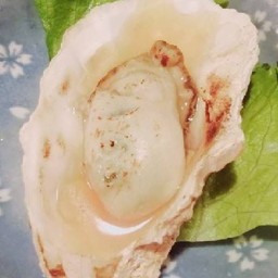 หอยนางรมญี่ปุ่นย่างซีอิ๊ว