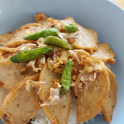 ข้าวหมูยอทอด