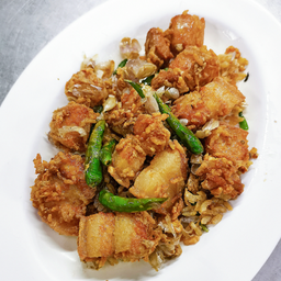 แหนมหมูสามชั้นทอด