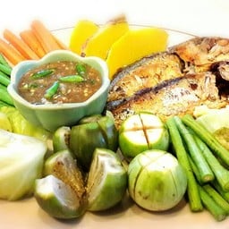 น้ำพริกกะปิ-ปลาทูทอด