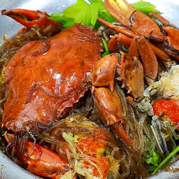 ปูไข่อบวุ้นเส้น