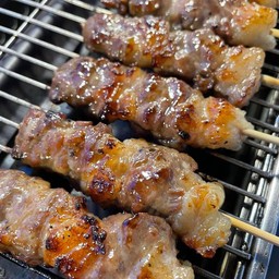 เนื้อย่างโคขุน&ไส้กรอกข้าว(Byนูรีน)