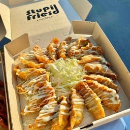 เกี๊ยวซ่าทอดโง่ๆ Stupid Fries ปตท. แยกบางพลู