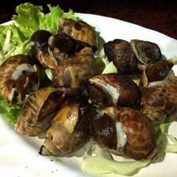 หอยหวานเผาที่ใหญ่