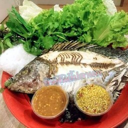 เมี่ยงปลาเผา (ชุดใหญ่)