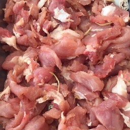 หมูสด1ขีด(สั่งเพิ่มหม้อไฟ)ของสดดิบ