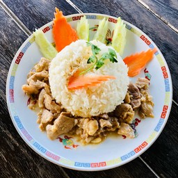 ข้าวหมูกระเทียม