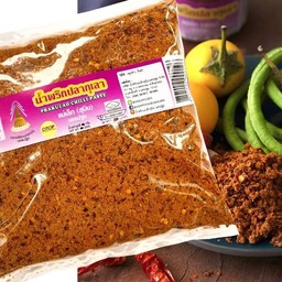 น้ำพริกแม่เล็กสุบิน น้ำพริกปลากุเลา 500 กรัม