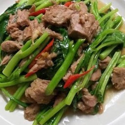 ผัดคะน้าเป็นกับข้าว