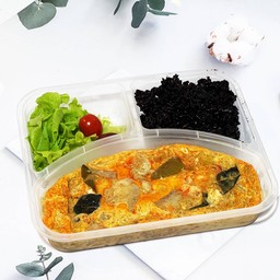 ข้าวไรซ์เบอรี่ห่อหมกปลาดอลลี่A14