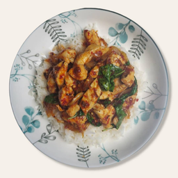 ผัดพริกเผาไก่