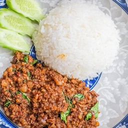 ข้าวกะเพราหมูสับ