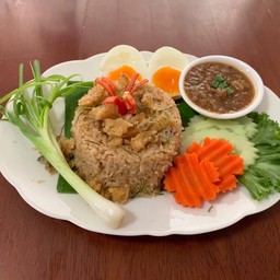 ข้าวผัดน้ำพริกปลาร้า