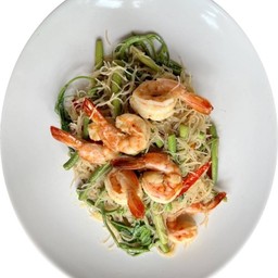 หมี่กระเฉดกุ้ง