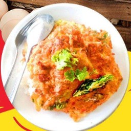 ป้าสะอิ้งข้าวไข่เจียวทรงเครื่อง - ใกล้ปั้ม ปตท ท่าสว่าง