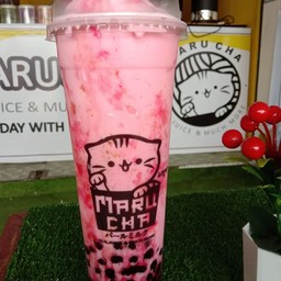 นมหมีปั่นชมพู