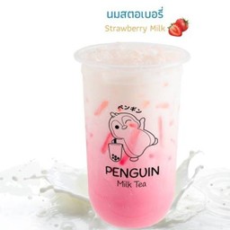 Penguin Milk Tea Tops daily บางกรวย-ไทรน้อย นนทบุรี