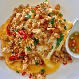 ข้าวไข่ข้นกระเพราหมูสับ