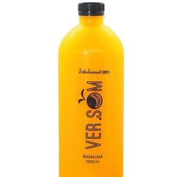 น้ำส้มคั้นสดแท้ 100% (1000ml)