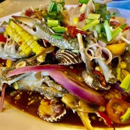 ยำน้ำปลาร้าทะเลรวม