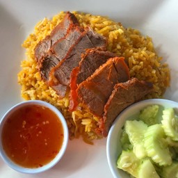 ข้าวหมกเนื้อเเดง