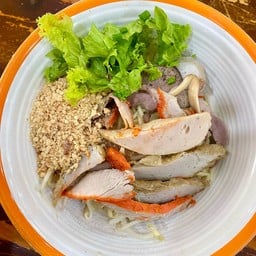 บะหมี่แห้งหมูแดง 