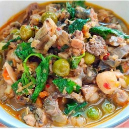 แกงป่ากบใบยี่หร่าชะชะช่า