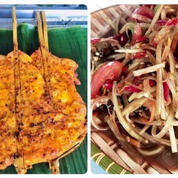 ชุดเซตคู่สุดคุ้ม อก 2 ไม้ & ส้มตำ แซ่บๆ