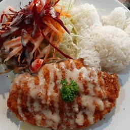 สเต็กไก่ทอด