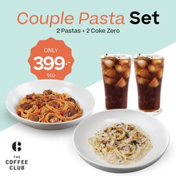 [อร่อยซ่ากับโค้ก] Pasta Couple Set with Coke