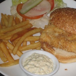 Grilled Fillet of Fish Sandwich