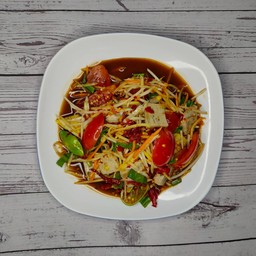 ตำหมูยอไข่แดงเค็ม