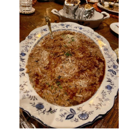 ริสอตโต้ Wild Mushroom Risotto with bone marrow