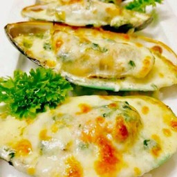 หอยนิวซีแลนด์อบชีส