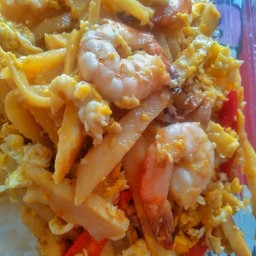 หน่อไม้ผัดไข่