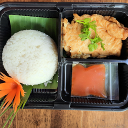 ข้าวไข่เจียวเนื้อปู crab meat omelette with rice