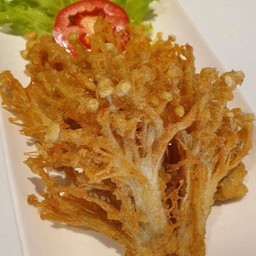 เห็ดเข็มทองทอด