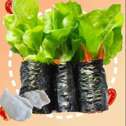 สลัดโรลอกไก่(สาหร่าย)