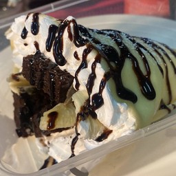 เครปเย็นกล้วยหอมบราวนี่