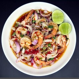 ยำกุ้งสุก