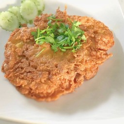ไข่เจียวหมูสับกับข้าว