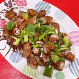 ไส้อ่อนหมูย่าง