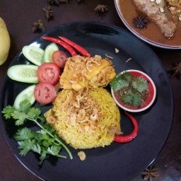 นินาข้าวหมกไก่  ฮาลาลฟู้ด