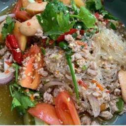 ยำวุ้นเส้น หมูสับ