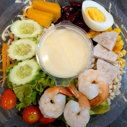 สลัดกุ้งไข่ต้ม