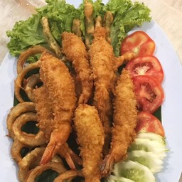 กุ้งชุบแป้งทอด